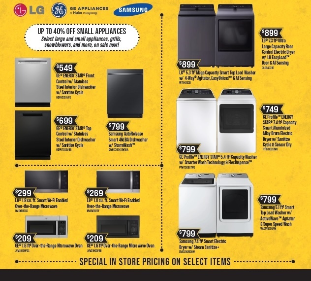 Black November Deals Appliances